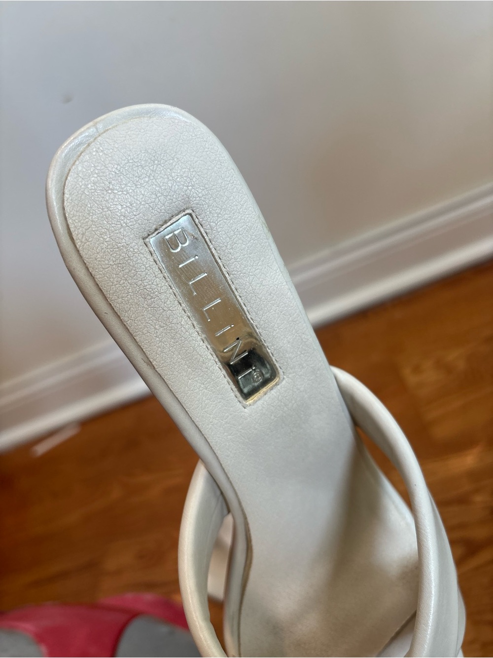 Billini size 10 chunky heel cream neutral summer - Picture 2 of 4